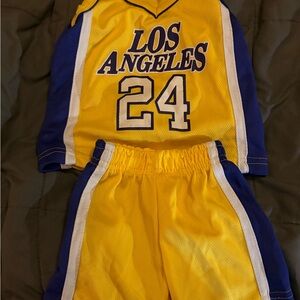 Los Angeles Apparel Halloween Costume Yellow and Blue - basketball, CB39